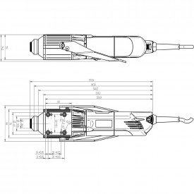 Motor pentru frezare AMB 1050FME-U, 230V - Img 2