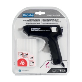 Pistol de lipit GlueGun Hobby Rapid 24928000 , negru, max 72W, debit 125g/h, 150 - 200°C, - Img 2