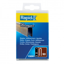 Rapid 5000126, set de 1500 de capse tip coroana No. 90, 35 mm - Img 2
