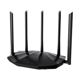 Router Wi-Fi 6, DualBand 2.4Ghz/5GHz, 300+1201Mbps, 5x6dBi, 4 porturi Gigabit - TENDA TND-RX2-PRO - Img 3