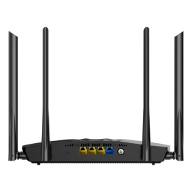 Router WiFi 6 (802.11ax), DualBand 2.4Ghz/5GHz, 300+1201Mbps, 4x6dBi, 4 porturi Gigabit - TENDA TND-RX2 - Img 2