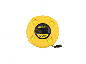 Ruleta inchisa standard cu banda fibra de sticla Stanley 20m
