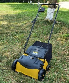 Scarificator aerator gazon 2-in-1 Texas MPC 1400, motor electric 1400W, sac 35 litri, latime lucru 32cm, reglaj central - Img 6