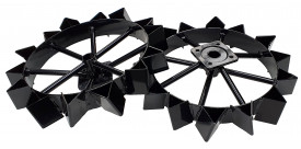 Set 2 roti metalice 450x30x75mm, accesoriu BT330/U9/U14 ProGARDEN BT-2R - Img 2