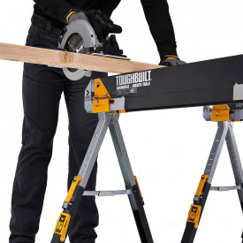Set doua mese de santier cu picioare pivotante ToughBuilt TB-C700-2, 100% otel, max 1200 kg, 101.2cm