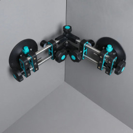 Sistem de fixare si ajustare multi-unghi, cu 2 ventuze cu vaccum pt. placi ceramice - BIHUI-LFTFV6 - Img 1