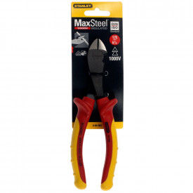 Stanley 0-84-004, cleste maxsteel VDE, cu taiere pe diagonala, 195 mm, blister - Img 2