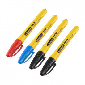 Stanley STHT81391-0, set 4 markere cu varf subtire, blister - Img 2