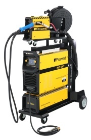 Stație sudură trifazată 500A ProWELD MIG 500Y pentru Oțel, Inox, Aluminiu, Fontă, MIG/MAG sinergic, TIG Lift, MMA + derulator extern, bobină 15kg, LCD dual - Img 2