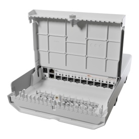 Switch netFiber 9, 4 x SFP+ 10G, 5 x SFP 1G, 1 x Gigabit (PoE-In), outdoor - MikroTik CRS310-1G-5S-4S+OUT - Img 3