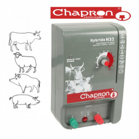 Aparat gard electric HYBRIDE H32 cu alimentator pentru animale domestice si salbatice 220V/12V 3.2J CHAPRON