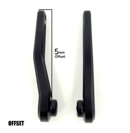 Brat Aluminiu Dreapta ISIS SAMOX 170 mm Negru Offset 5 mm Bosch/Brose - Img 2
