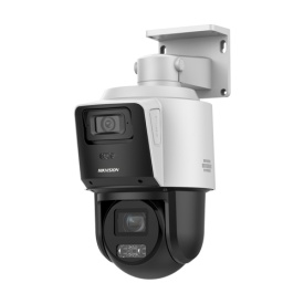 Camera IP TandemVu PTZ, 4MP, 10X, IR max. 80m DarkFighter, WL 30m, PoE - HIKVISION DS-2SE3C410MWG-E14-2.8mm