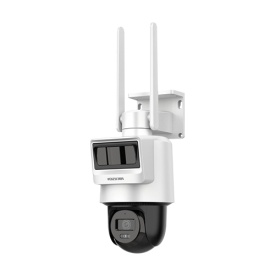 Camera PT IP, 4MP, 4G, 2.8mm, IR 30m, Audio, PIR+Radar, Panou solar, Acumulator - Hikvision DS-2DE2C400IWG-K-4G-C09S20-2.8mm - Img 3