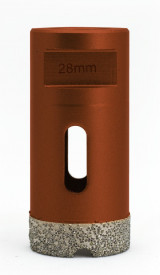Carota diamantata pt. gresie portelanata & piatra - diam. 28mm - Profesional Standard - DXDY.REDrill.28 - Img 2