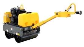 Cilindru dublu vibrocompactor, motor HI Earns HR186FA Stager CDV65-6 greutate de lucru 721 kg - Img 4