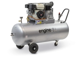 Compresor de aer cu piston, Abac motor Honda - 3.57 kW, 411 L/min, 10 bari - Rezervor 200 Litri - ABAC-engineAIR-5/200-10-Petrol