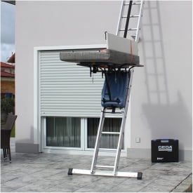 Elevator materiale constructii GEDA BatteryLadderLift complet echipat, H=10m - Img 2