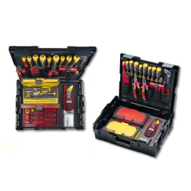 Felo 41397508, Trusa cu unelte VDE, Ergonic E-Smart in cutie L-BOXX, 75 piese - Img 3