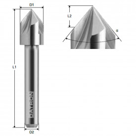 Freza tesire 3 caneluri, 3.0x3mm, 0068478 - Img 1