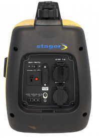 Generator de curent digital inverter monofazat Stager YGE2000i, 1.8kW, benzina, pornire la sfoara - Img 4