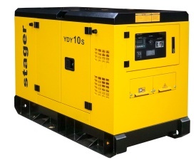 Generator insonorizat Stager YDY10S, diesel, monofazat 9kW, 37A, 1500rpm - Img 10