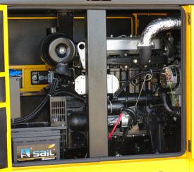 Generator insonorizat Stager YDY22S, diesel, monofazat 20kVA, 87A, 1500rpm - Img 6