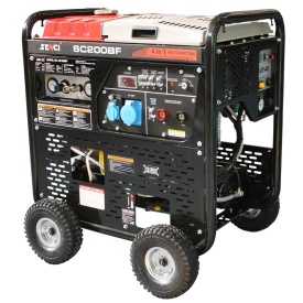 Generator Multifunctional Senci SC200BF 4 in 1 7.5kw 230V, aparat sudura 50-170A, plasma 10-40A, compresor 8 bar - Img 1