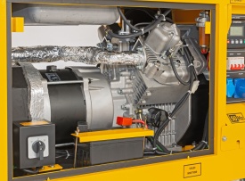 Generator profesional Stager YDE15000TA-TA3, 11.5 kW, DualPower 230-400V, insonorizat, diesel, 3000rpm, pornire electrica - Img 3