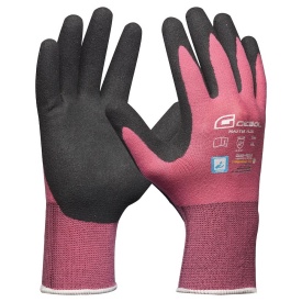 Manusi de protectie Master Flex Lady, din nilon, acoperire cu spuma de nitril, finisaj nisipos, uz profesional, marimea 7/S - Img 1