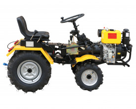 Minitractor 4x4, 12CP, diesel, ridicare hidraulica spate ProGARDEN Campo T12618 - Img 2