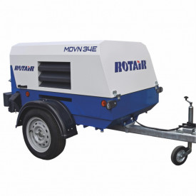 Motocompresor ROTAIR MDVN 34E debit 3400l/min presiune 7 bar motor electric Siemens 25 KW - Img 3