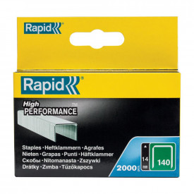Rapid 11915631, set de 2000 de capse din sarma plata No. 140, 14 mm - Img 3