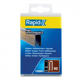 Rapid 5000127, set de 1500 de capse tip coroana No. 90, 40 mm - Img 3