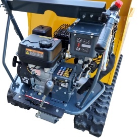 Roaba cu motor termic 6.5CP, 500kg, senile Stager RMT500S - Img 5