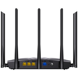 Router Wi-Fi 6, DualBand 2.4Ghz/5GHz, 300+1201Mbps, 5x6dBi, 4 porturi Gigabit - Tenda TX2-PRO - Img 4