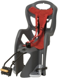 Scaun Bicicleta Spate pentru Copii Prindere pe Cadru BELLELLI PEPE STANDARD Grey