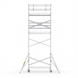 Schela mobila profesionala din aluminiu inaltime de  lucru 8,3m ProTUBE L8 