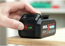Set incarcator si acumulator SKIL BC1E3114BA „20V Max” (18 V) 2.0Ah+4.0Ah „Keep Cool“ Li-Ion - Img 3
