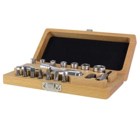 Trusa chei tubulare si biti, XS Traditional, Felo, 1/4", 18 piese - Img 2