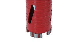 Carota diamantata Super PREMIUM ø52mm x 180mm x M16 pentru gaurire Beton armat, Zidarie, Granit - DXQZ.REDCORE.52