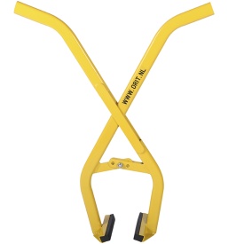 Cleste pentru transportat borduri ORIT KSH-R, lamele cauciuc, 30-22 cm - Img 1