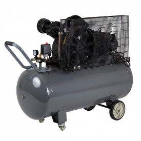 Compresor aer, 200L, 8bar, 600L/min, trifazat, angrenare curea  Stager HMV0.6/200 - Img 6