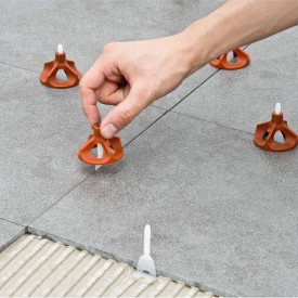 Distantiere autonivelare RLS VITE pt. gresie, faianta si placi - Rost de 1.5mm - 100 buc - Raimondi-180VB015FC0100 - Img 3