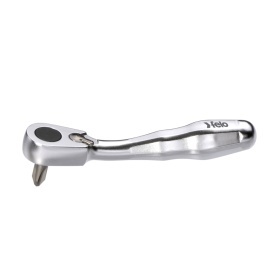 Felo 05763501, Antrenor XS cu clichet reversibil HEX 1/4", 60 dinti, pentru biti, include adaptor pentru tubulare 1/4 - Img 3