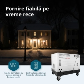 Generator de curent 6.5 kW inverter, insonorizat - DIESEL - Konner & Sohnen - KS-6500iDЕ-S-ATSR - Img 2