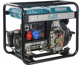 Generator de curent 7.5 kW diesel - Heavy Duty - Konner & Sohnen - KS-9100DE-1/3-HD-ATSR - Img 3
