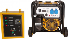 Generator de curent monofazat Stager FD 3000E+ATS, open-frame 2.5kW, benzina, automatizare
