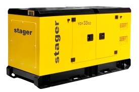 Generator insonorizat Stager YDY33S3, diesel, trifazat 30kVA, 43A, 1500rpm - Img 7