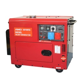 Generator insonorizat SENCI SCD7500TEQ P.max= 6,9kVA 230V/400V, Diesel, fara ATS